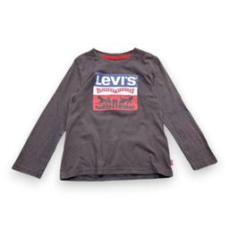 LEVI'S, T-shirt marron à manches longues avec imprimé, 6 ans