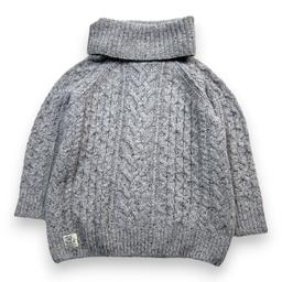 RALPH LAUREN, Pull en laine gris, 7 ans