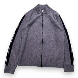 GIVENCHY, Gilet zippé gris en laine, 12 ans