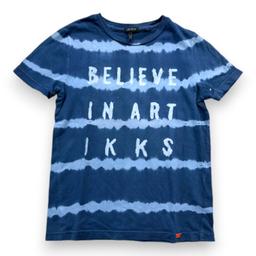 IKKS, T-shirt bleu avec imprimé, 5 ans