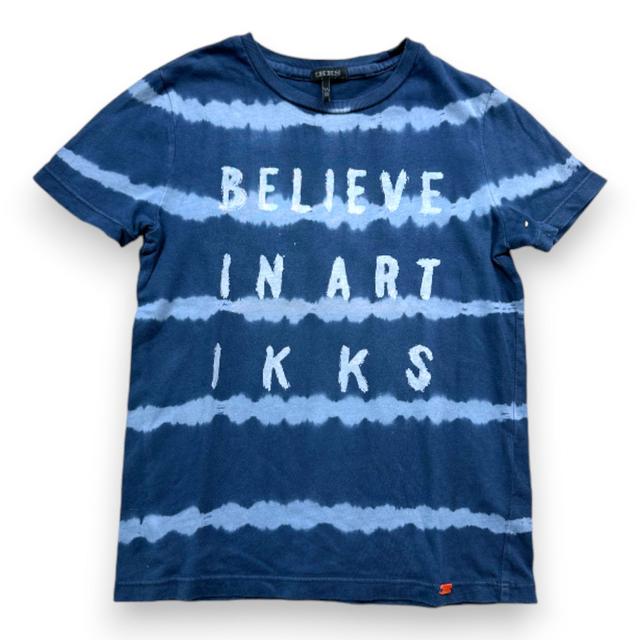 IKKS, T-shirt bleu avec imprimé, 5 ans