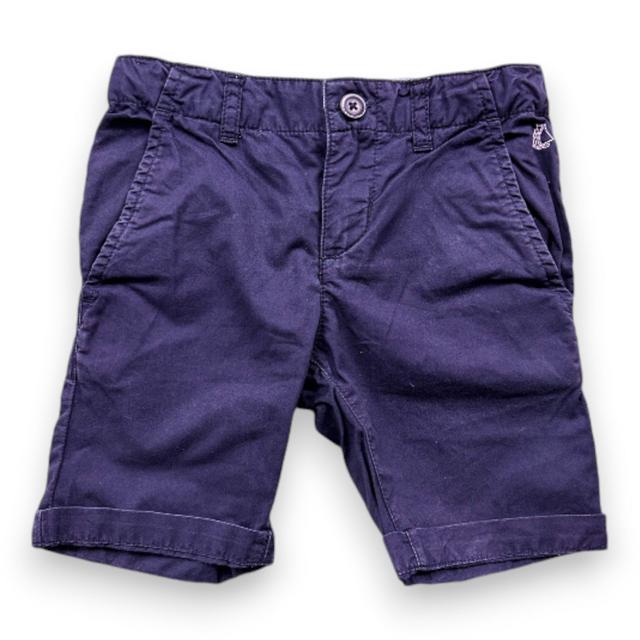 PETIT BATEAU, Short bleu marine, 3 ans