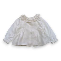 TARTINE ET CHOCOLAT, Blouse blanche à manches longues brodée, 6