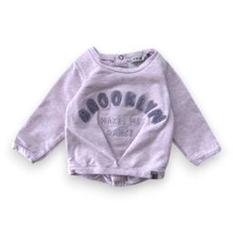 IKKS, Sweat violet avec broderies, 3 mois