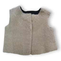 BABE & TESS, Veste sans manches beige, 6 mois