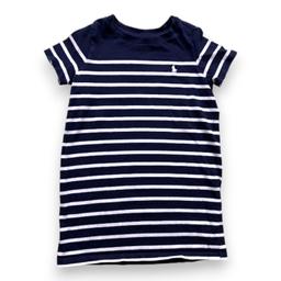 RALPH LAUREN, T-shirt bleu marine à rayues, 2 ans