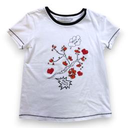 DIOR, T-SHIRT BLANC, BLEU, 8 ANS