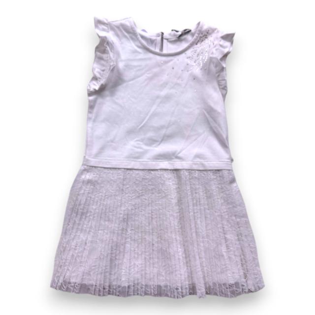 IKKS, Robe blanc avec détails, 3 ans