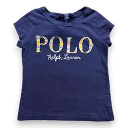 RALPH LAUREN, T-shirt bleu marine avec imprimé, 3 ans