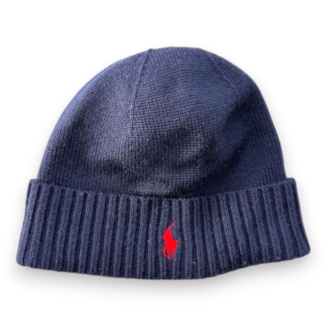 RALPH LAUREN, BONNET, BLEU, 4 ANS