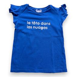 JACADI, T-SHIRT, BLEU, 5 ANS