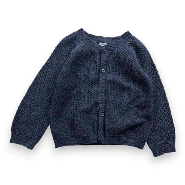 PETIT BATEAU, CARDIGAN, BLEU, 3 ANS