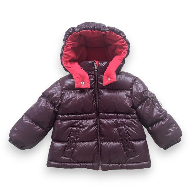 MONCLER, DOUDOUNE, VIOLET, 12 MOIS