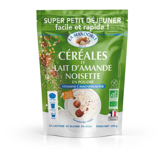 Céréales et Lait d'Amande Noisette - 225gr