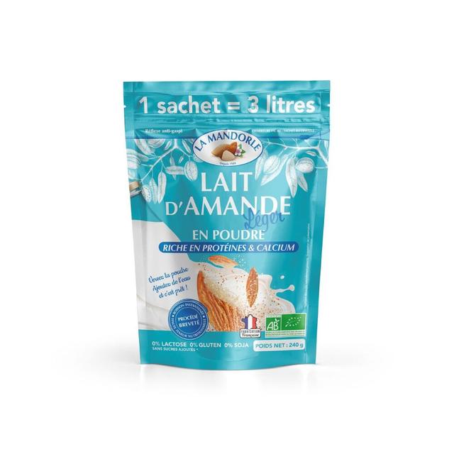 Lait d'amande Léger en poudre - 240gr