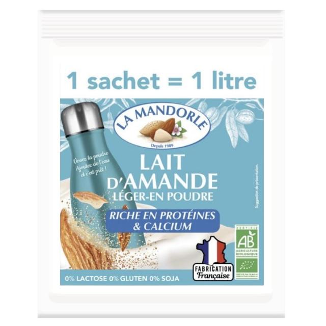 Sachet lait d'Amande Léger en poudre - 80g