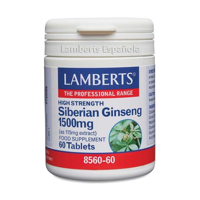 Ginseng sibérien 60 tablettes de 1500mg