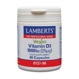 Vitamine D3 végétalienne 1000UI (25µg) 90 capsules