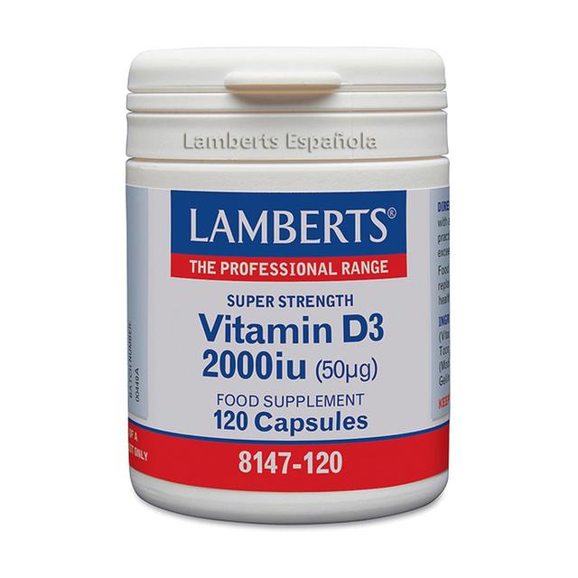 Vitamine D3 2000 UI (50 µg) 120 capsules