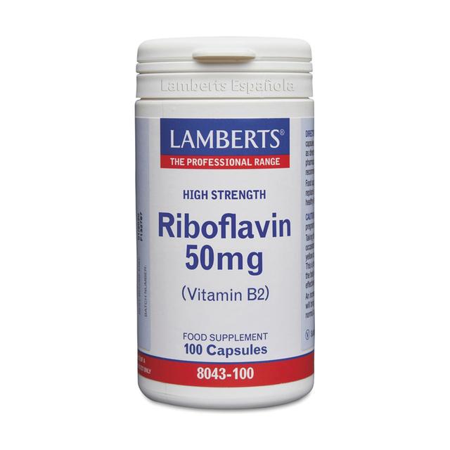 Riboflavine 100 capsules de 50mg