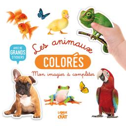 Mon bel imagier à compléter - Les animaux colorés