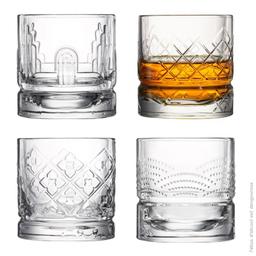 Set de 4 verres à whisky, DANDY