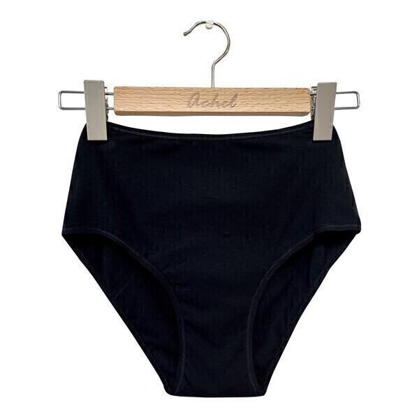 Culotte menstruelle Taille Haute - Noir