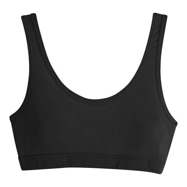 Brassière 100% coton bio - Noir