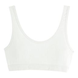 Brassière 100% coton bio - Blanc