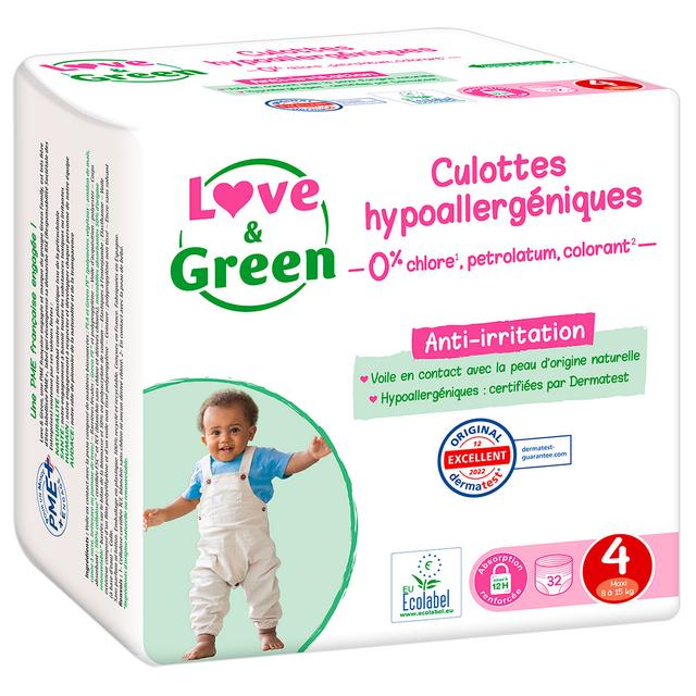 32 Culottes apprentissage T4 (8-15kg) Hypoallergéniques