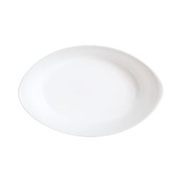 Plat à four ovale blanc 21X13cm Smart Cuisine Carine 250°C - Lum