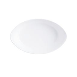 Plat à four ovale blanc 25X15cm Smart Cuisine Carine 250°C - Lum