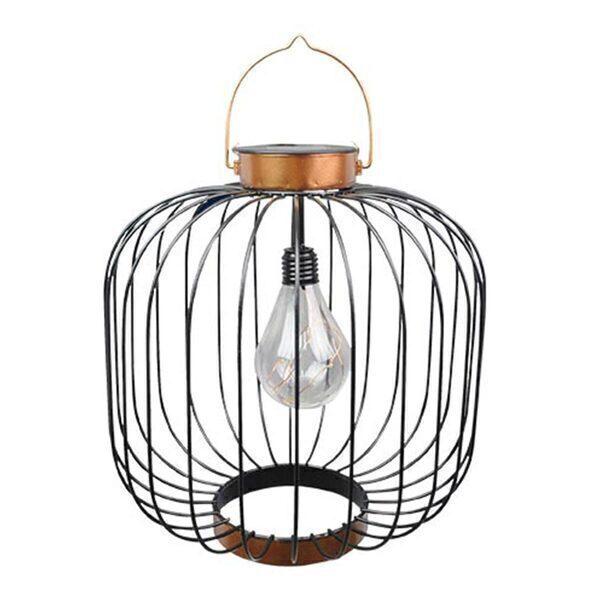 Lanterne solaire cage H35cm