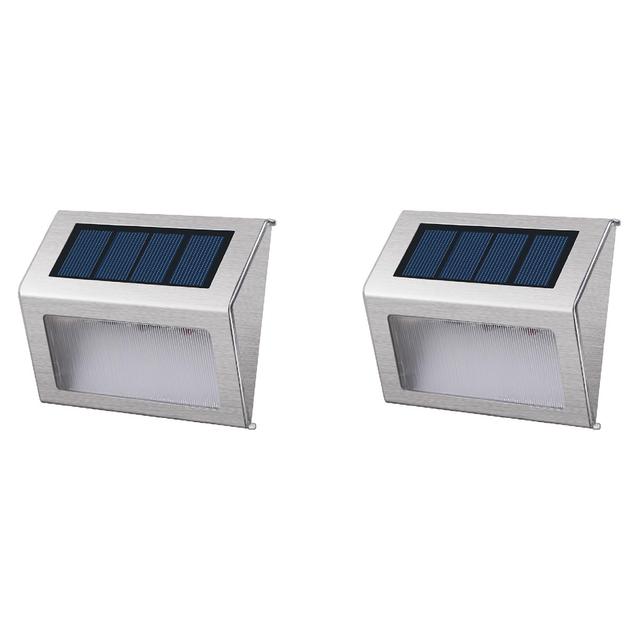 Lot de 2 projecteurs solaires H10cm