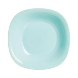 Assiette creuse turquoise 22,8 x 21,2 cm