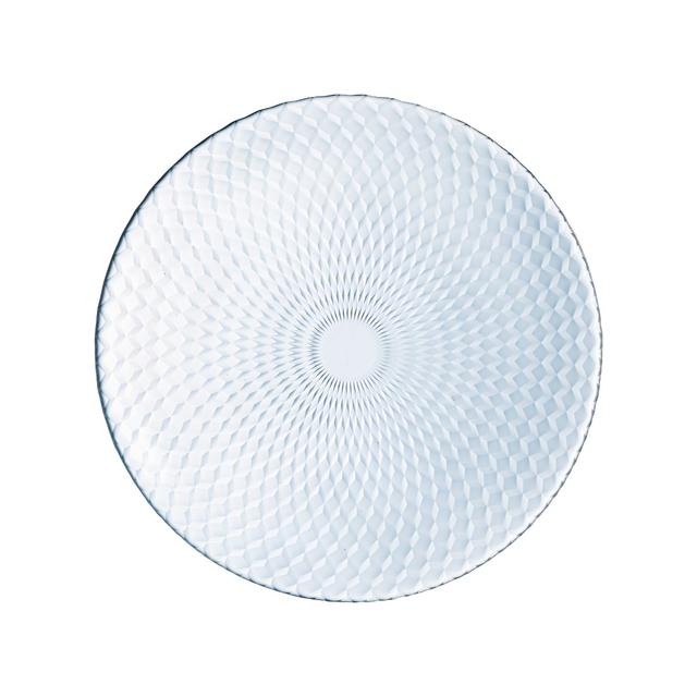 Assiette plate en verre 25 cm