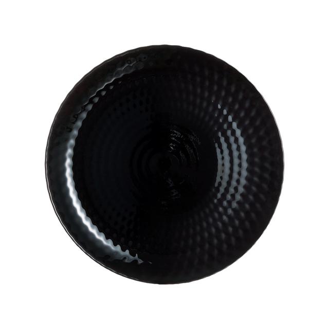 Assiette plate noire 25 cm