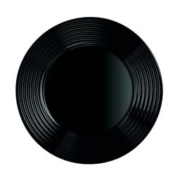 Assiette plate noire 25cm Harena - Luminarc