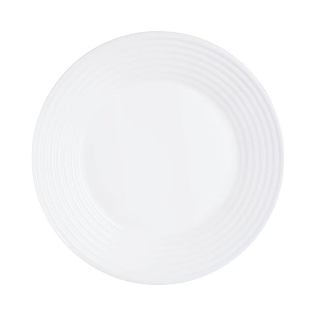 Assiette plate blanche 25cm Harena - Luminarc