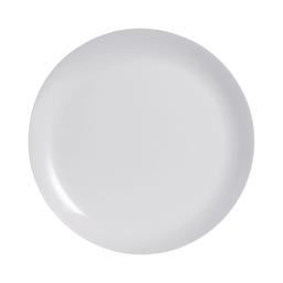 Assiette plate grise 27cm Diwali - Luminarc