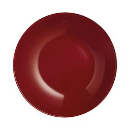 Assiette creuse rouge bordeaux 20 cm