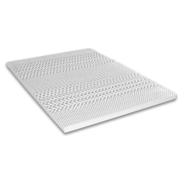 Surmatelas 6 cm Mémoire de forme 7 zones de confort 140x190 cm