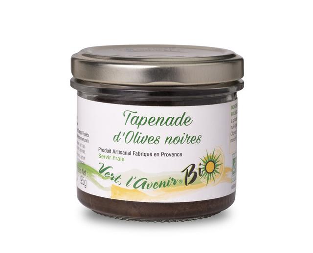 Tapenade d'olive Noire, Bio (pot de 95 gr)