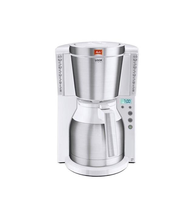 MELITTA Cafétiere Look IV Therm Timer 1011-15 Blanc/Acier