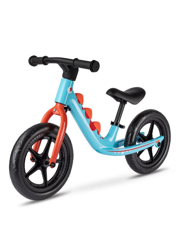 Micro Balance Bike Dino 3D Aqua