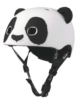 Casque velo et trottinette panda 3D taille S