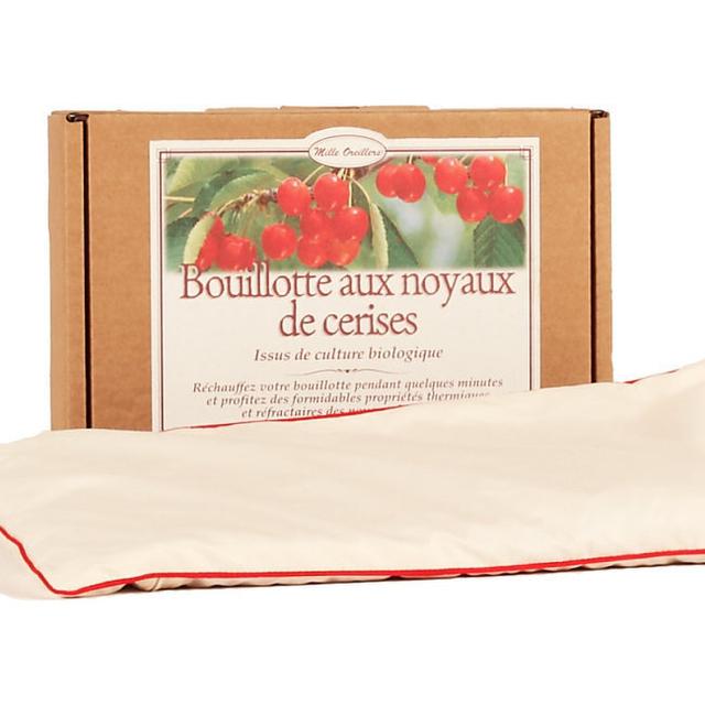 Bouillotte aux noyaux de cerises et coton bio