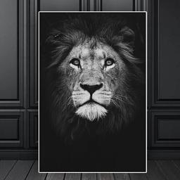 Affiche Lion Animaux - 30x40cm - Poster Salon ou Chambre