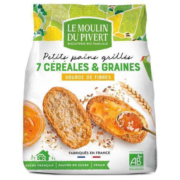 Petits Pains grillés Céréales & Graines 225g