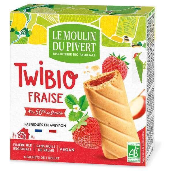 Twibio fourrés aux Fraises 150g